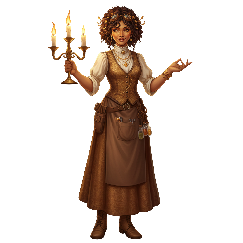 Emotional healing guide character